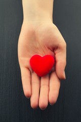 Fototapeta premium Small Red Heart