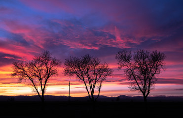Colorful California Sunset
