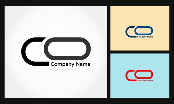 letter co business vector logo