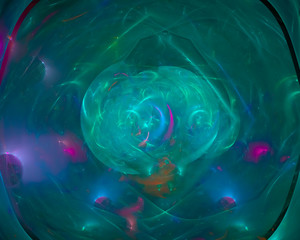 abstract digital fractal, beautiful design, disco