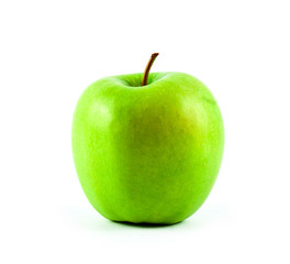 Fresh apple isolated on white
