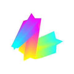 Vector Illustration. Colorful geometric background. Fluid wave composition. Eps10 vector. Modern design element