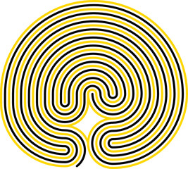 Troy town, maze, Steigra, Germany