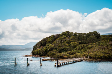 Sarah Island Tasmania, Macquarie Harbour Penal Station, abandoned convict island