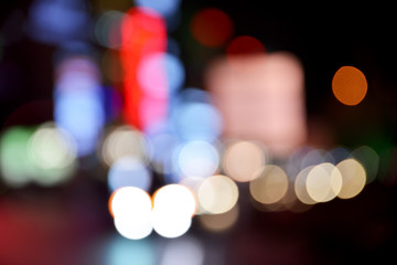 abstract bokeh lights background