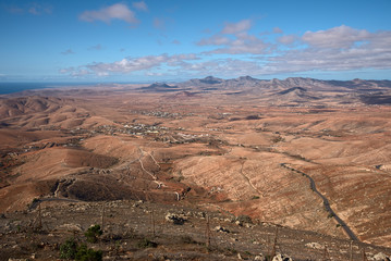 Landscape from Mirador Morro de Veloso, Fuerteventura, Canary Islands, Spain