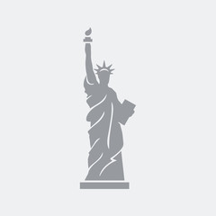 Statue of Liberty vector icon