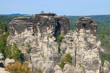 Saxon Switzerland, Elbe Sandstone Mountains, rock formation, Germany