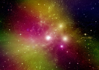 Fototapeta premium galaxy in a free space