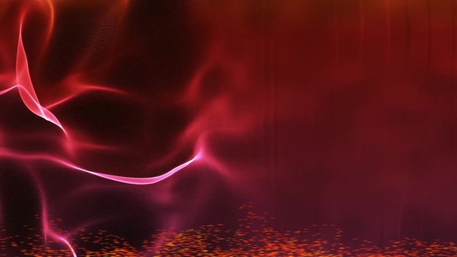 Abstract animated disign red patterns background