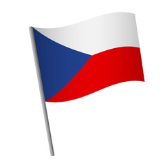 Czech Republic flag icon.