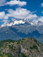 Mountain landscape in the Susa valley, Piedmont