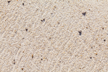 Sand quarry. Close up textures of sand dunes. Pure lake sand.  Old sand mining.