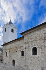Fototapeta na wymiar Monastery of Grabovo. Church of the Holy Archangel Gabriel in Grabovo, Beocin, Serbia