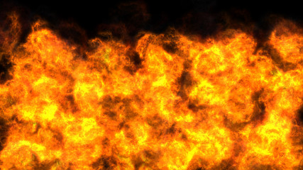 explosion fire abstract