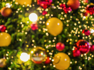 Obraz na płótnie Canvas Abstract blur photo of Christmas Tree Texture wallpaper