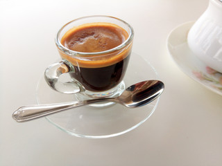 a cup of coffee