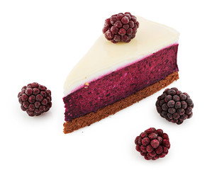 Blackberry cheesecake