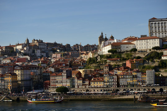 view of the city of porto portugal © mishadp