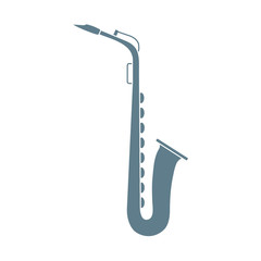 Saxophone. Classical music wind instrument.