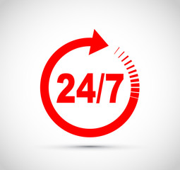 twenty four seven icon