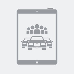 Web page for car sharing