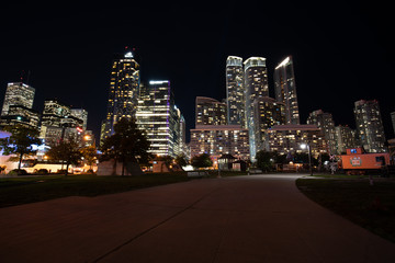 Fototapeta na wymiar Toronto downton at night