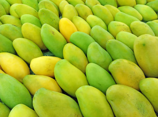Mango piled up together