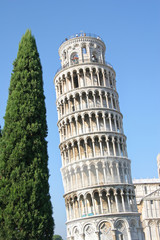 Leaning Tower of Pisa, Tuscany, Italy.