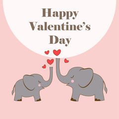 valentines with elephants