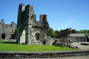 Fototapeta na wymiar Ruins of the Mellifont Abbey.Ireland.
