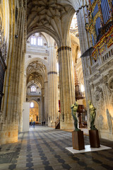Salamanca, Spain - November 15, 2018: Interior of the Cathedral of Salamanca. © Julián Maldonado