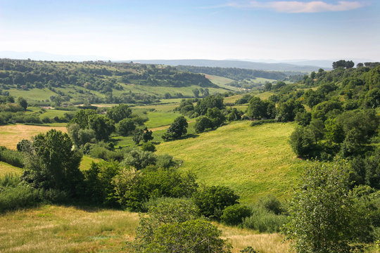 Countryside landscape around Tuscania, Viterbo, Lazio Region, Italy.