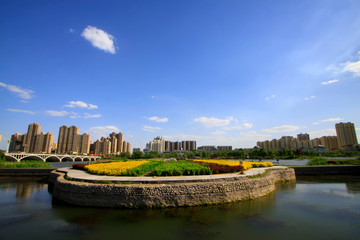 Fototapeta premium Beautiful scenery of the city