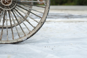 wheel of bicycle
