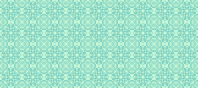 green Chinese seamless pattern for Your design