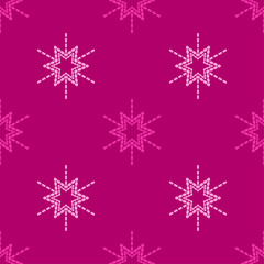 Fototapeta na wymiar Seamless pattern with decorative stars. Stars consisting of points. Can be used for wallpaper, textile, invitation card, wrapping, web page background.