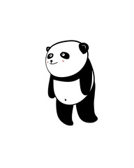 beautiful and cute panda illustrations 