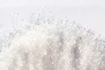 white granulated sugar, macro, backround, texture