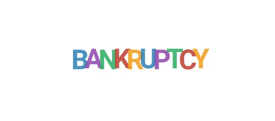 Bankruptcy word concept