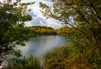 lake in autumn