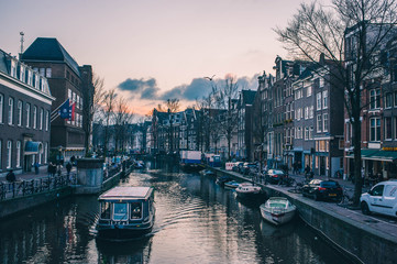 Fototapeta premium Amsterdam, Pays Bas
