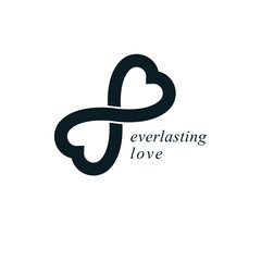 Infinite Love concept, vector symbol created with infinity sign and male Mars an female Venus signs. Relationship creative idea.