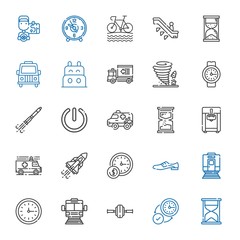 speed icons set