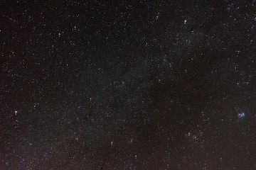 Night starry sky. Many stars.