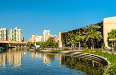 Fototapeta premium Boulevard Park in Salmiya, Kuwait