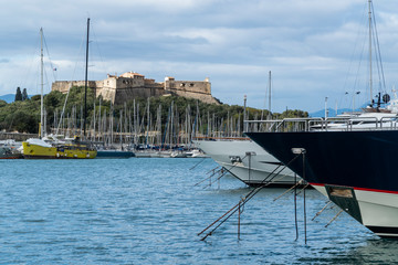Sailboats and Yachts on Port Vauban, Antibes