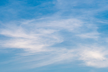 The sky is full of moving clouds. Feel free and enthusiastic. A beautiful color shade suitable for use as a background image.