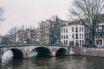 Fototapeta na wymiar Amsterdam, Pays Bas