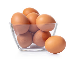 chicken eggs in bowl